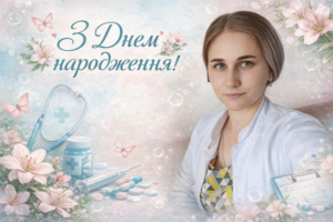 Сьогодні ми вітаємо лікаря-хірурга хірургічного відділення ПАШИНІНУ Юлію Андріївну!